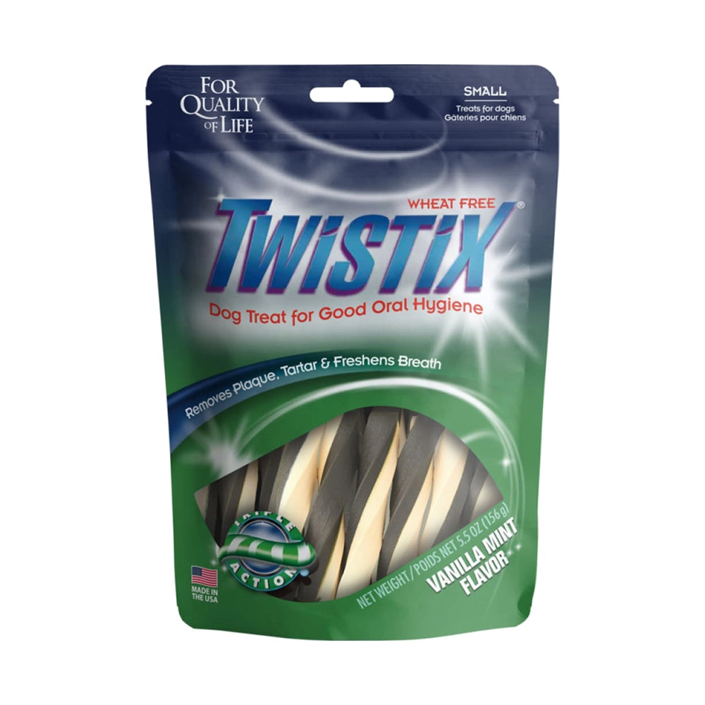 Twistix Hygiene Oral Treets Vanilla Mint Dog Treats-1